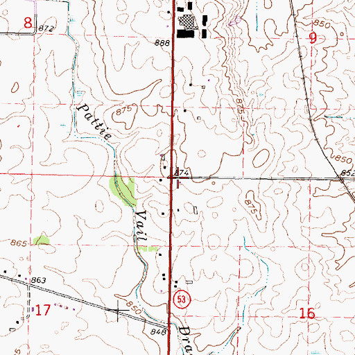Topographic Map of Good News Assembly of God Church, MI