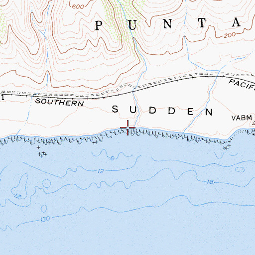 Topographic Map of Caada Agua Viva, CA
