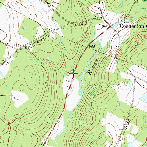 Topographic Map of Laurel Cemetery, NY