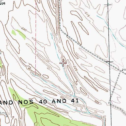 Topographic Map of Scanlan (historical), AR
