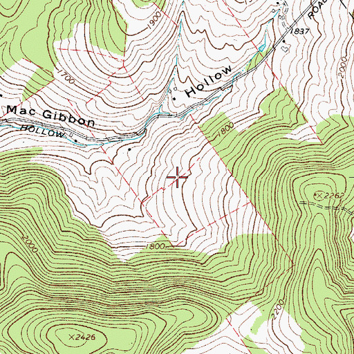 Topographic Map of Lovey Day Farm, NY