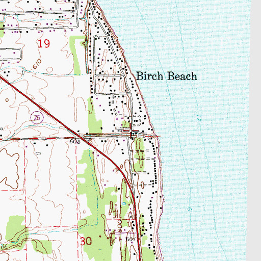 Topographic Map of Church of Jesus Christ of Latter Day Saints, MI