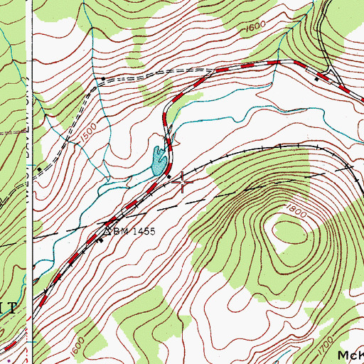 Topographic Map of Skate Creek Farm, NY