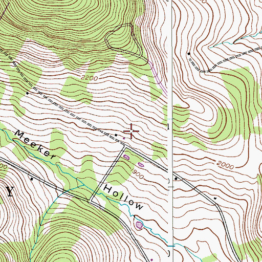Topographic Map of Stone Tavern Farm, NY