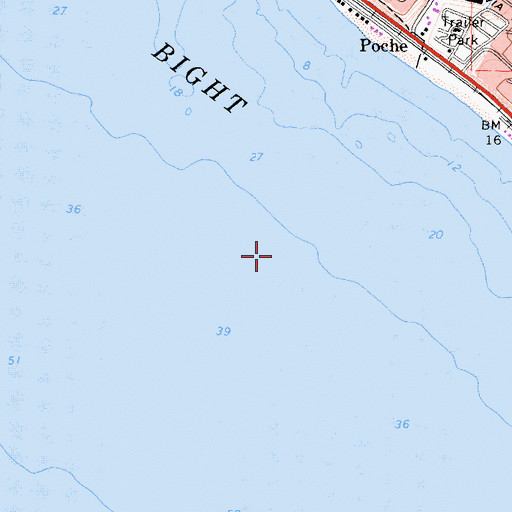 Topographic Map of Capistrano Bight, CA