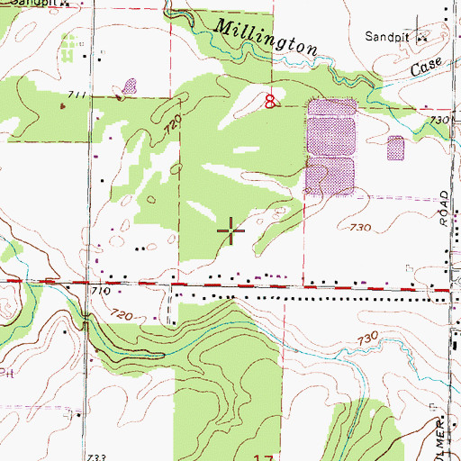 Topographic Map of Arthur Latham Park, MI