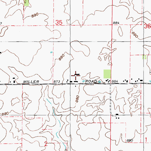 Topographic Map of Stade Dairy Farm, IL