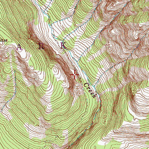 Topographic Map of Two Mile Campsite, WA