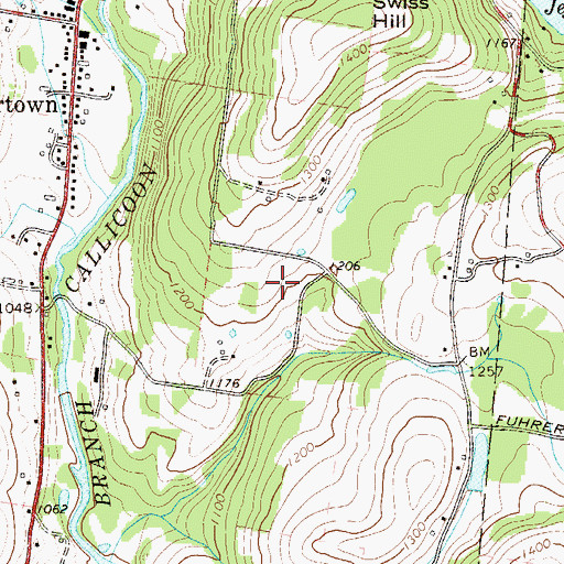 Topographic Map of Silver Heights Farm, NY