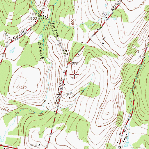 Topographic Map of Hi Brow Horse Farm, NY