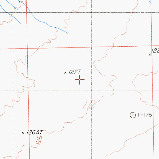 Topographic Map of Chuckwalla Valley, CA