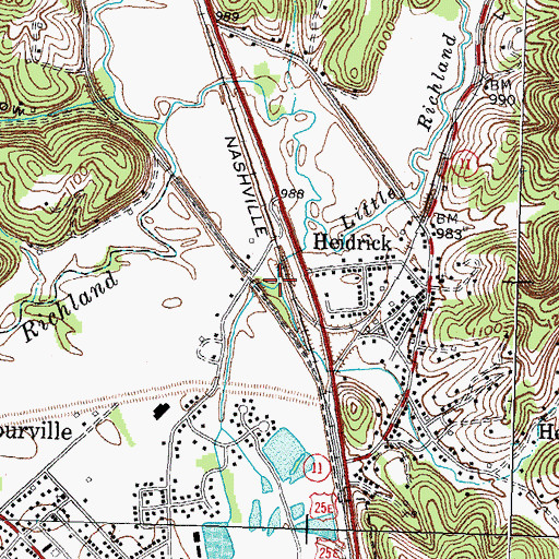 Topographic Map of Scratch Ankle Branch, KY