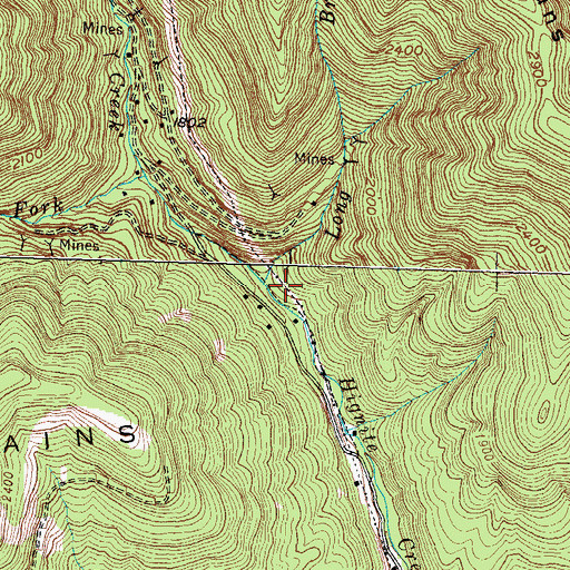 Topographic Map of Rook Railroad Station (historical), KY