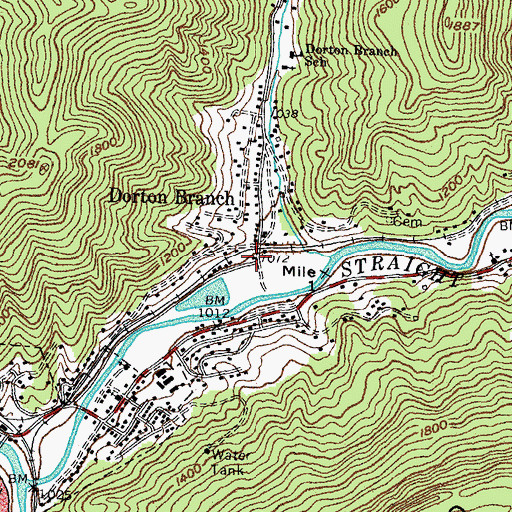 Topographic Map of Stilson Railroad Station (historical), KY