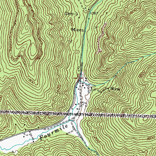 Topographic Map of Rim Camp (historical), KY