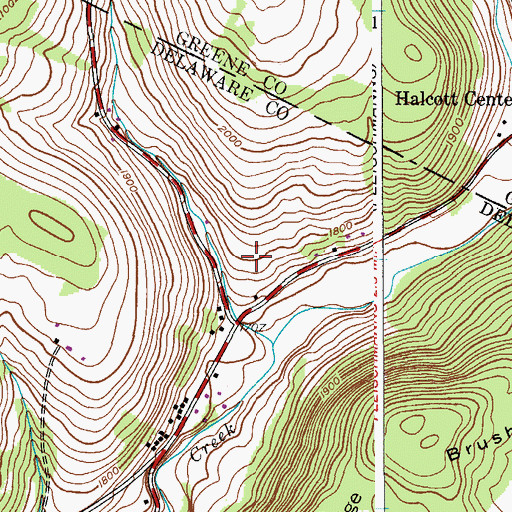 Topographic Map of Two Stones Farm, NY