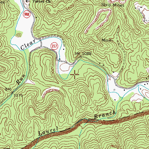 Topographic Map of Cam Campbell Boy Scout Camp (historical), KY