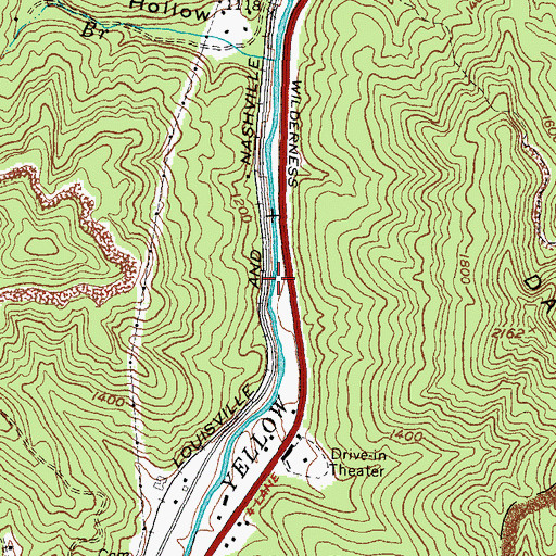 Topographic Map of Excelsior Mine (historical), KY