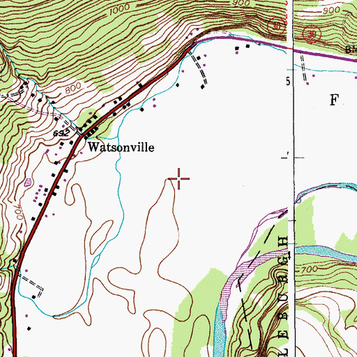 Topographic Map of Barbers Farm, NY