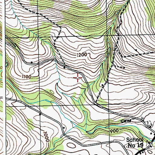 Topographic Map of Heather Ridge Farm, NY