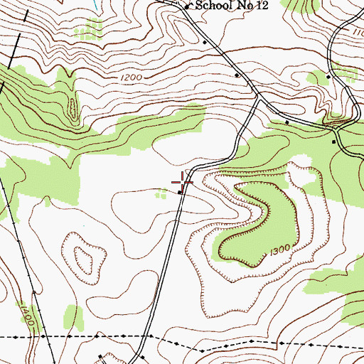 Topographic Map of Stone House Farm, NY