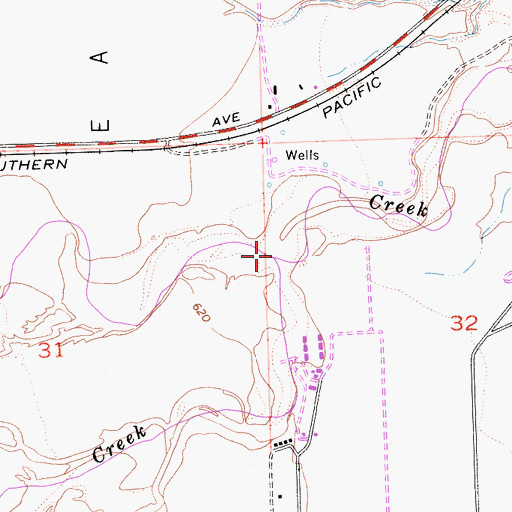 Topographic Map of Jacalitos Creek, CA