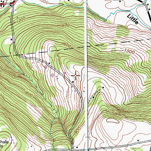 Topographic Map of Highwinds Farm, NY