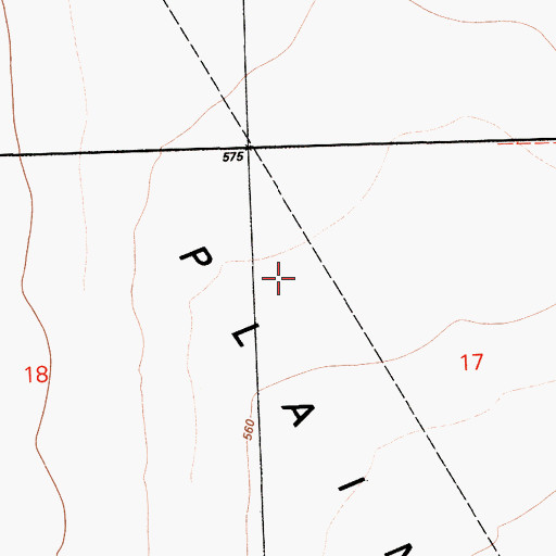 Topographic Map of Kettleman Plain, CA