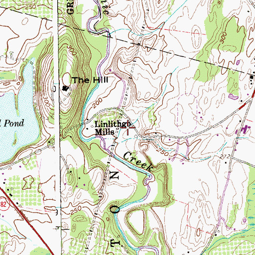 Topographic Map of Blackberry Hill Farm, NY