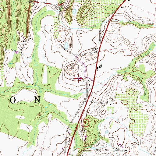 Topographic Map of Stone House Farm, NY