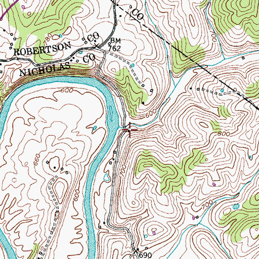 Topographic Map of Abner Post Office (historical), KY