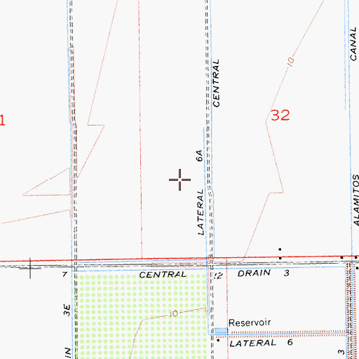Topographic Map of Lateral Six A, CA