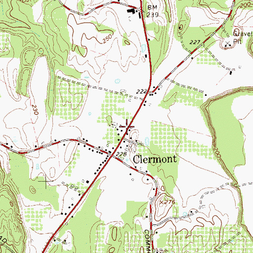 Topographic Map of Saint Luke's Church, NY