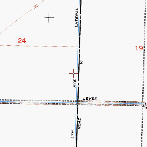Topographic Map of Lateral F, CA