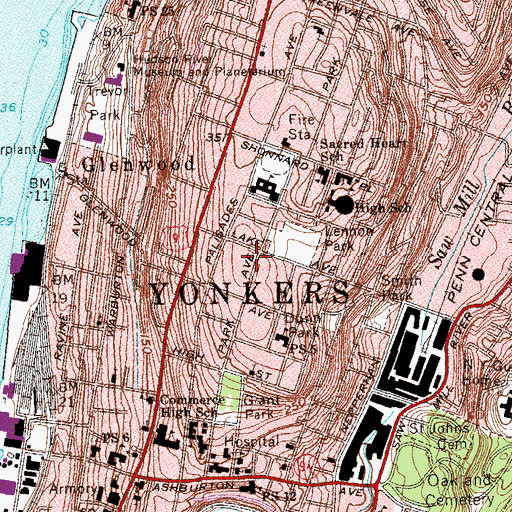 Topographic Map of Blackwell Hill, NY