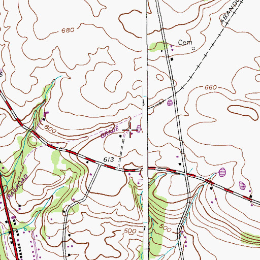 Topographic Map of Longmeadow Farm, NY