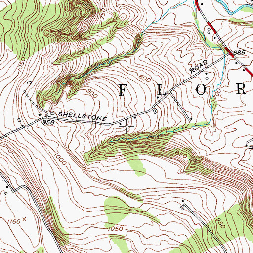 Topographic Map of Rulison Honey Farm, NY