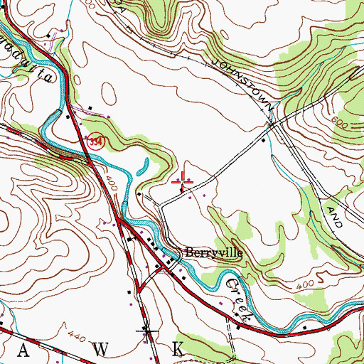 Topographic Map of Appleridge Farm, NY