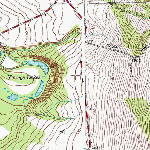 Topographic Map of Holloway Brothers Farm, NY