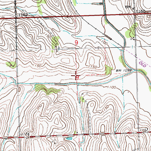 Topographic Map of Newport Landing Lake, NE
