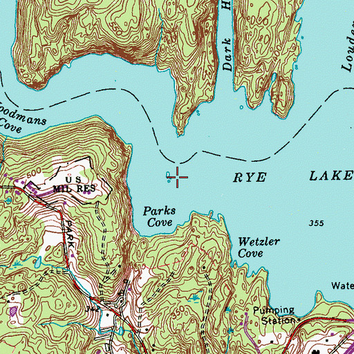 Topographic Map of Causeway Island, NY