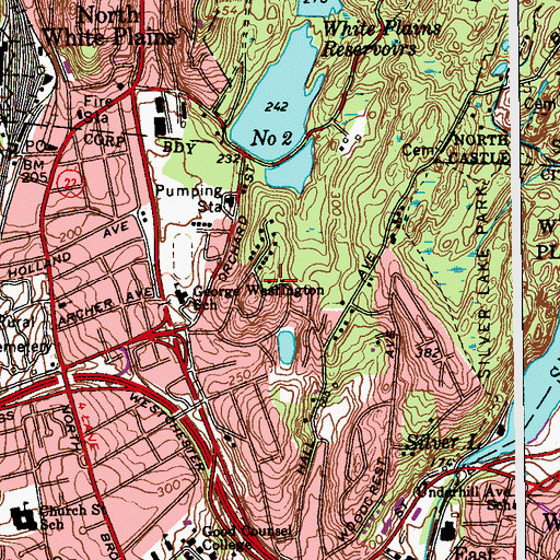 Topographic Map of Fisher Hill, NY