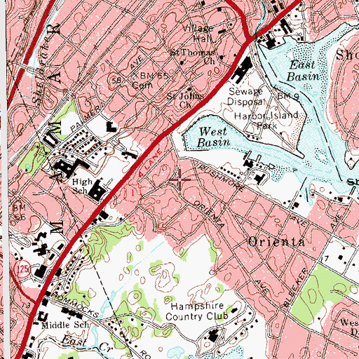 Topographic Map of Gillies Park, NY