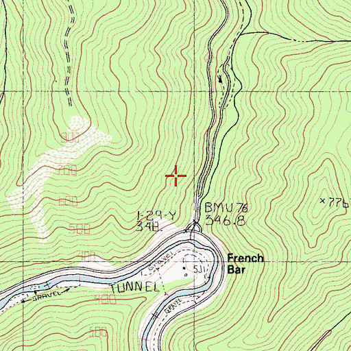 Topographic Map of Taylors Flat, CA