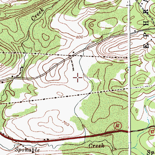 Topographic Map of Mud Road Farm, NY