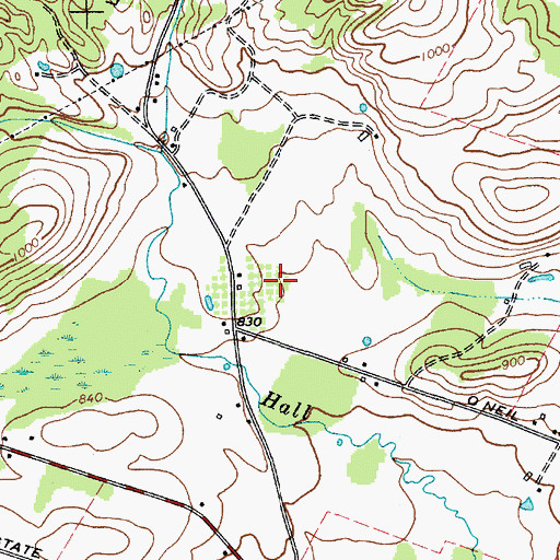 Topographic Map of Rogers Family Orchards, NY