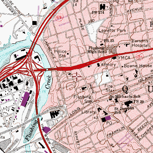 Topographic Map of Mok Won Church, NY