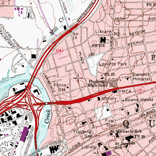 Topographic Map of New Life Chinese Alliance Church, NY