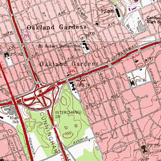 Topographic Map of New Life Presbyterian Church, NY