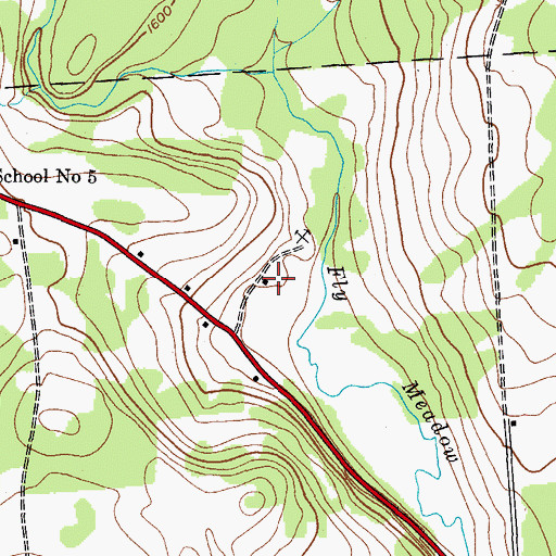 Topographic Map of High Meadow Farm, NY